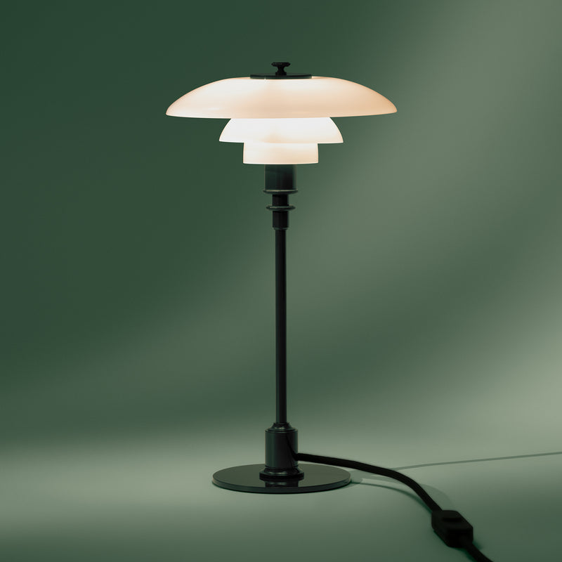 Louis Poulsen - PH 2/1 Tischleuchte | glossy deep green