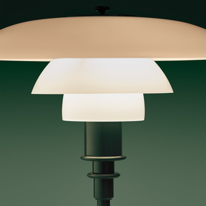 Louis Poulsen - PH 3/2 Tischleuchte | glossy deep green