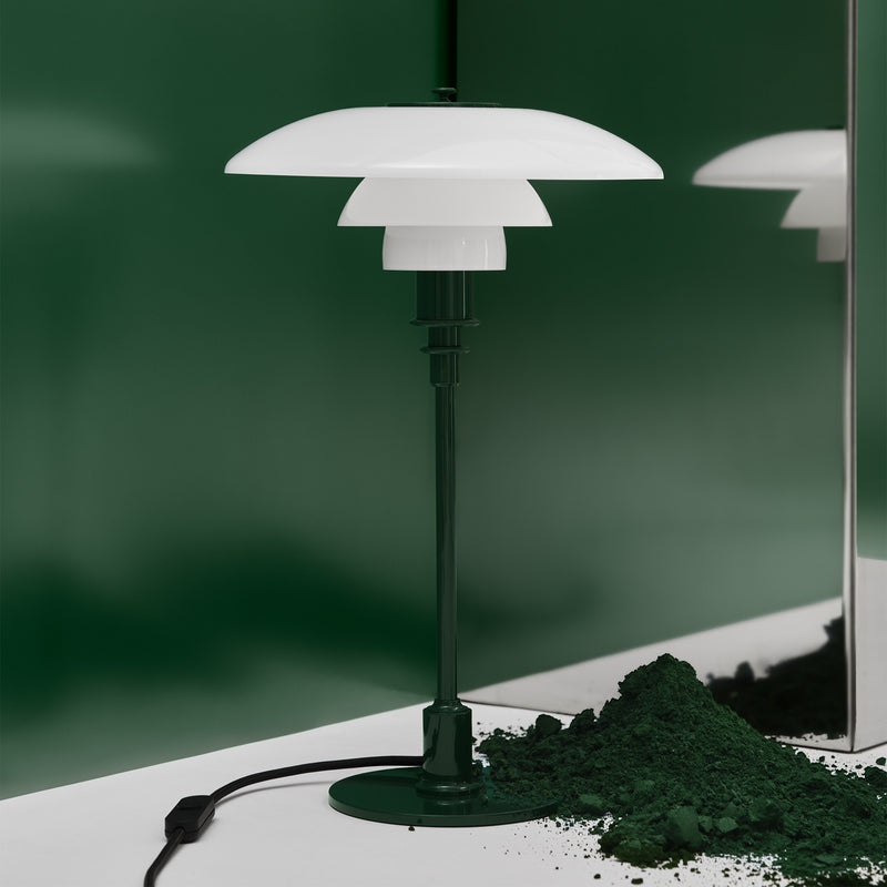 Louis Poulsen - PH 3/2 Tischleuchte | glossy deep green