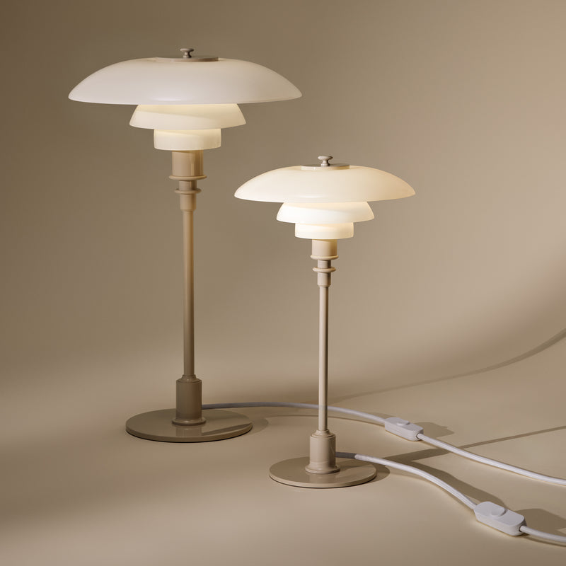 Louis Poulsen - PH 2/1 Tischleuchte | glossy beige