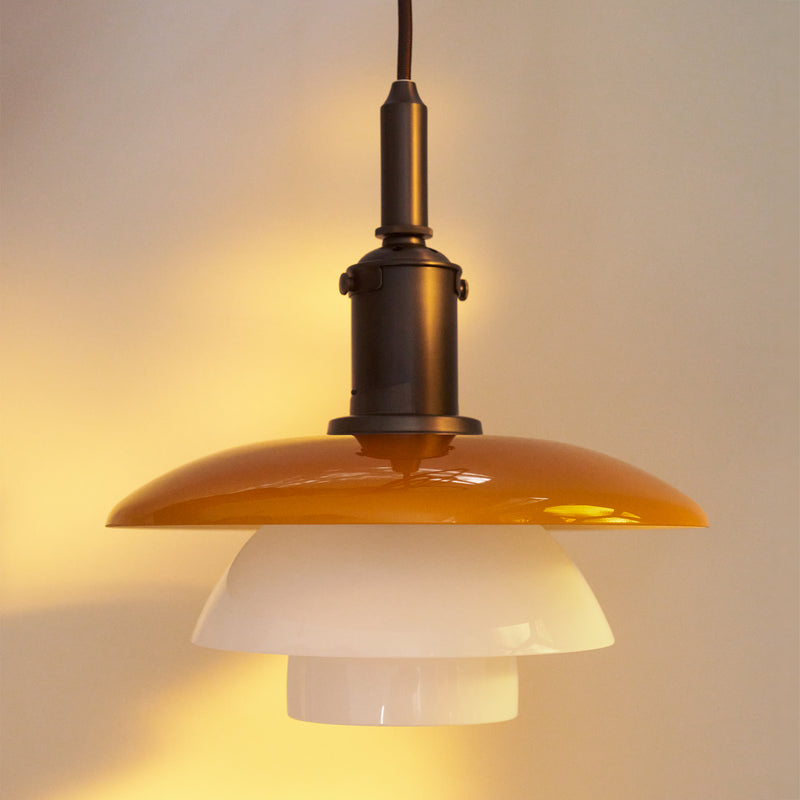 Louis Poulsen - PH 3/3 Pendelleuchte | amber/opal weiß