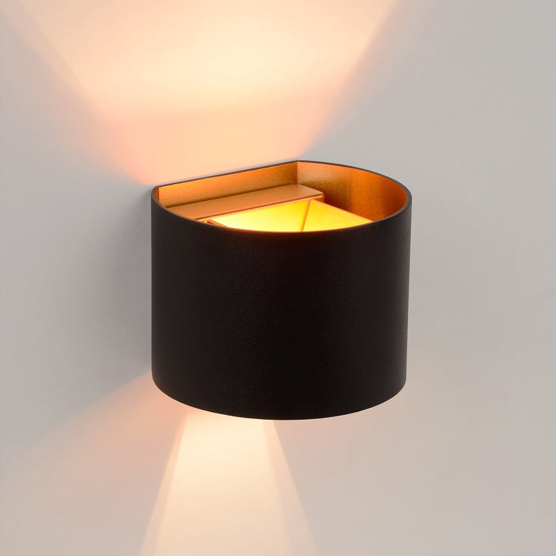 Lucide - XIO Wandleuchte LED, G9 - 1x4W, viereckig | rond / Schwarz