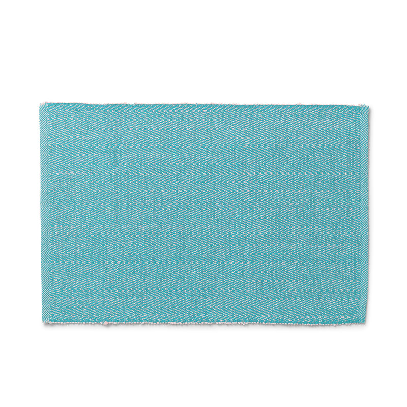 Lyngby Porcelæn - Herringbone Tischset | turquoise