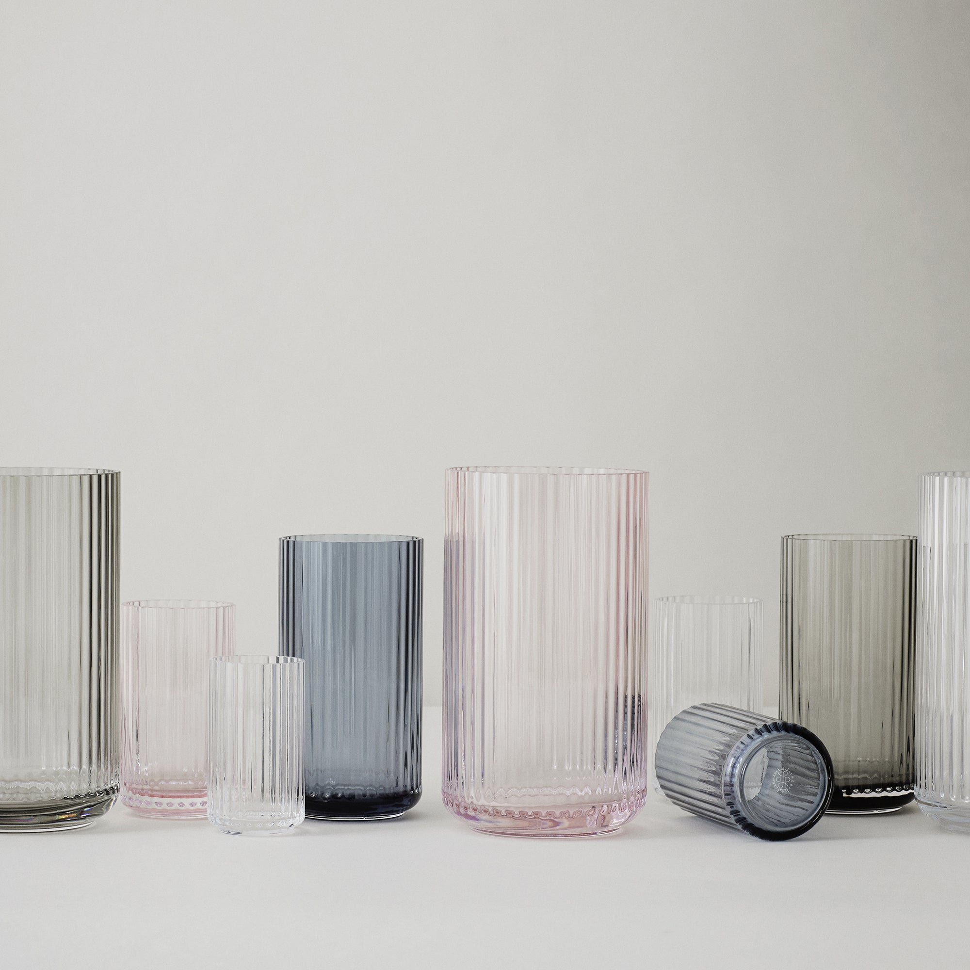Lyngby Porcelæn - Glasvase H 25 cm | transparent