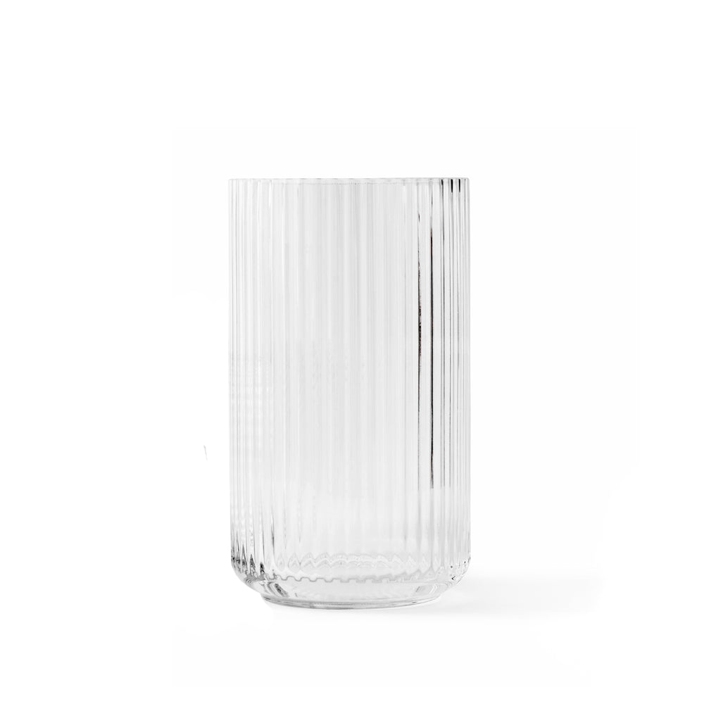 Lyngby Porcelæn - Glasvase H 15,5 cm | transparent
