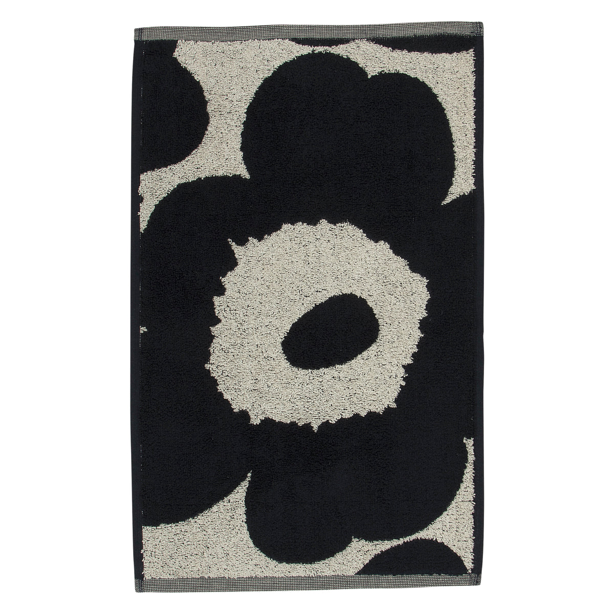 Marimekko - Unikko Gästehandtuch | baumwollweiß/dunkelblau
