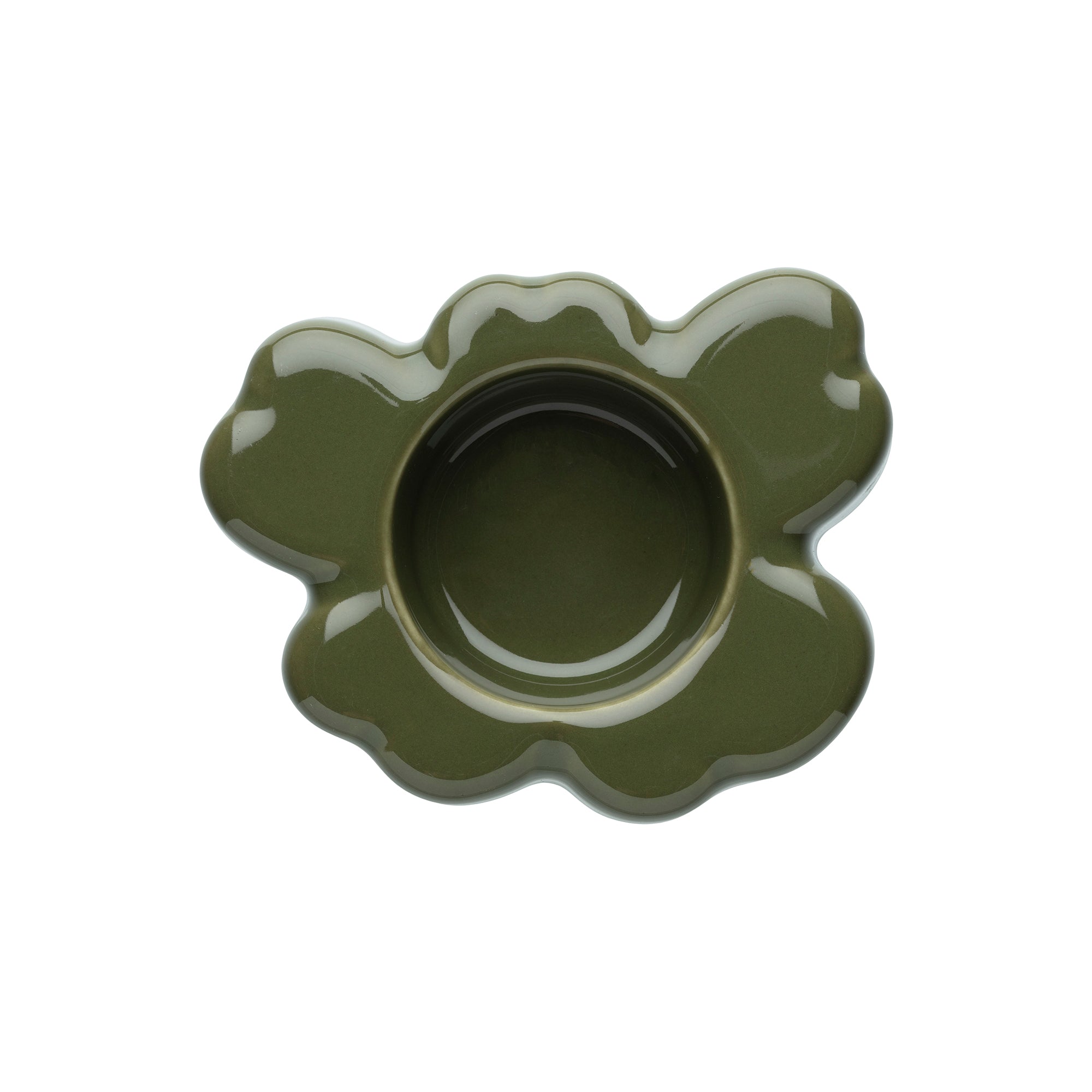 Marimekko - Unikko Teelichthalter | harvest green