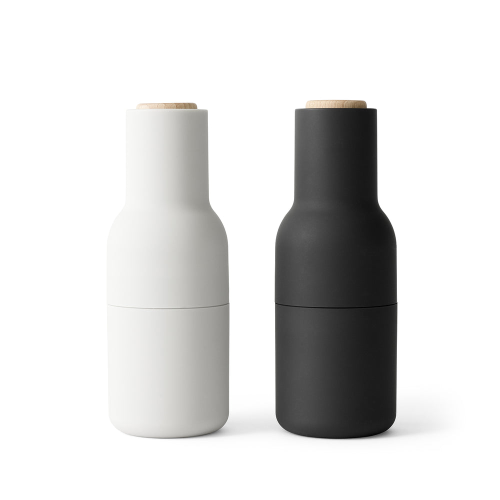 Audo - Bottle Grinder Salz- und Pfeffermühle | Buche / ash/carbon