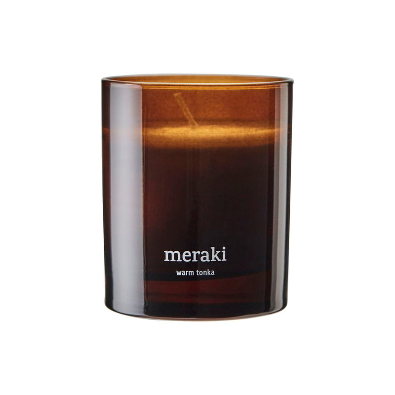 Meraki - Duftkerze | single / Ø 8 cm / Warm tonka