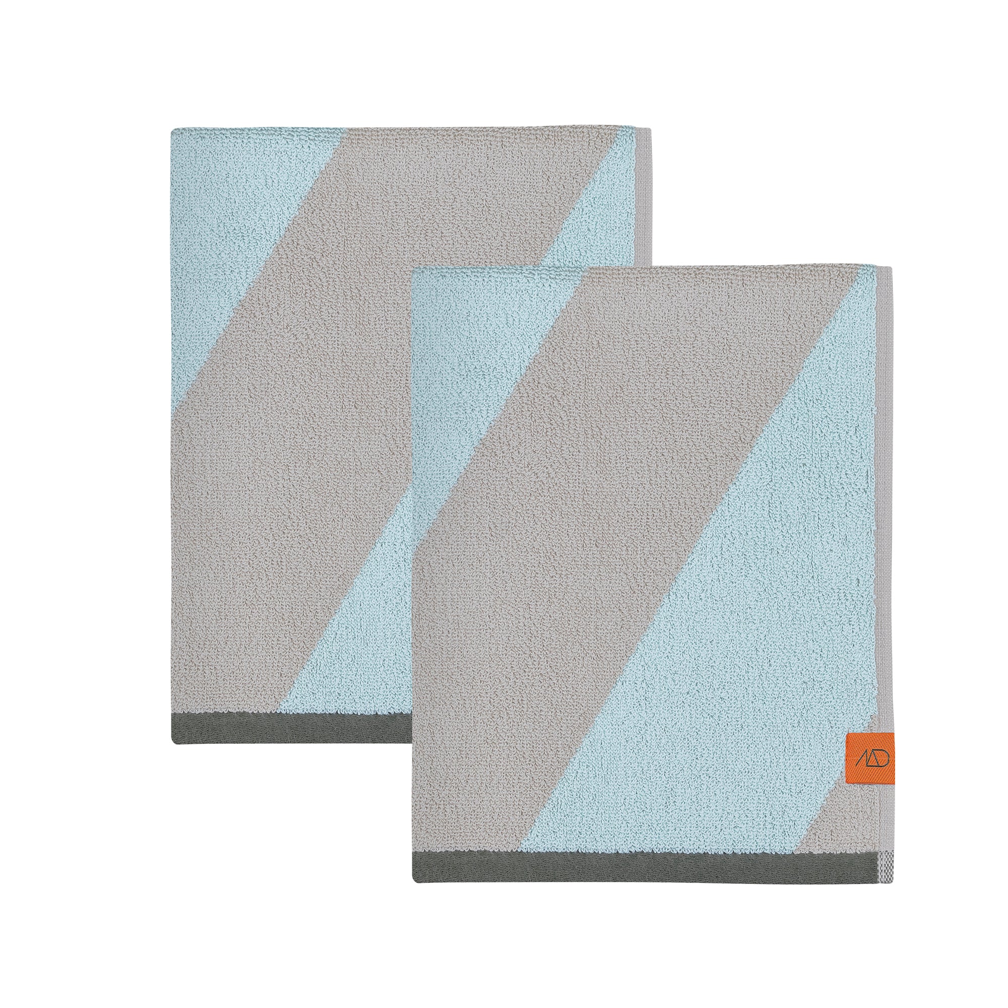 Mette Ditmer - Diagonal Gästehandtuch | mint