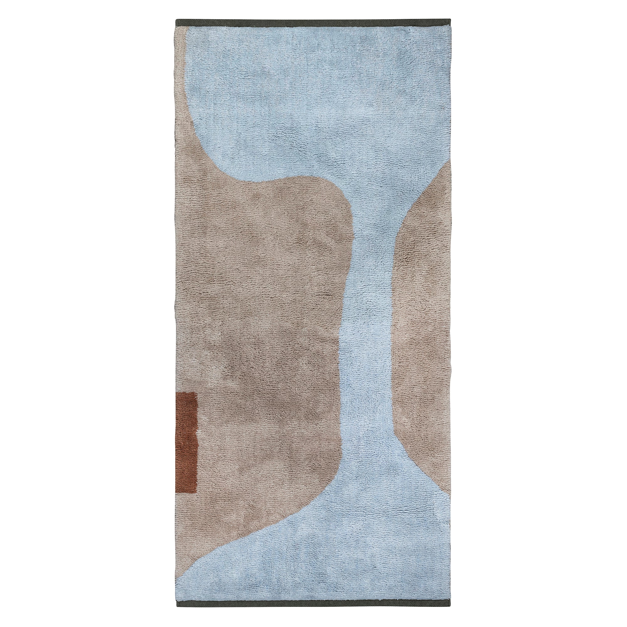 Mette Ditmer - Figura Teppich | 150 x 70 cm / hellblau