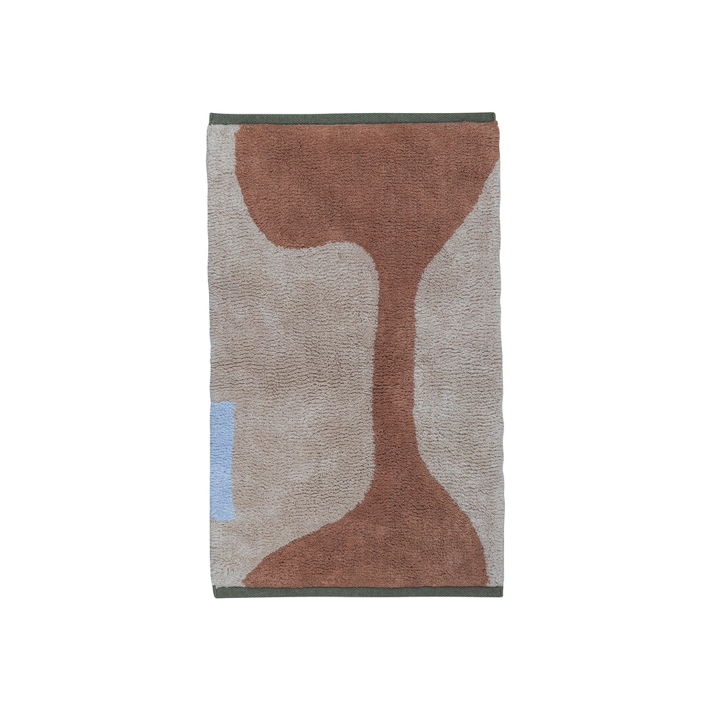 Mette Ditmer - Figura Teppich | 80 x 50 cm / brick