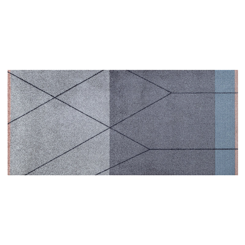 Mette Ditmer - Linea Fußmatte | 70 x 150 cm / dunkelgrau