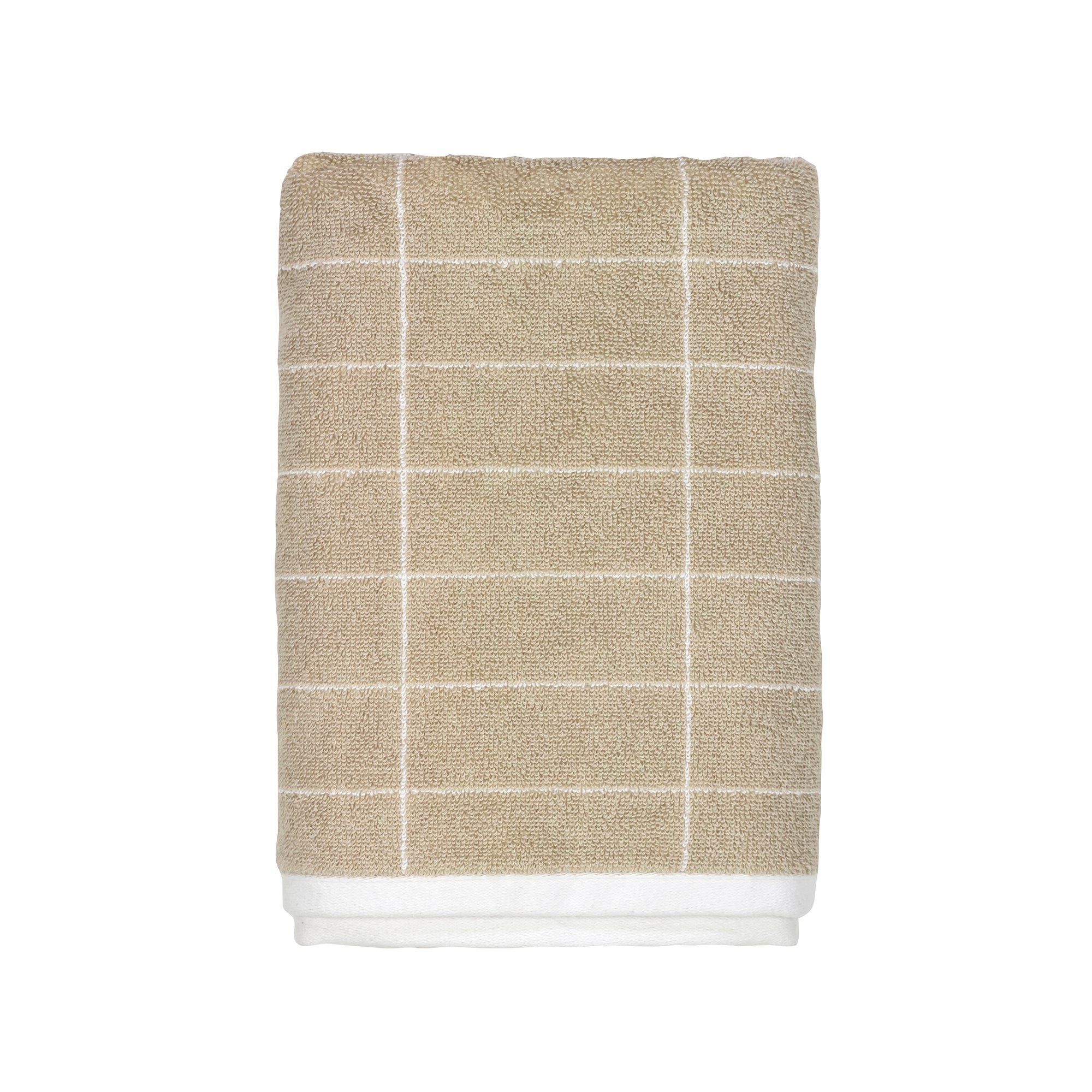 Mette Ditmer - Tile Handtuch | sand/off-white