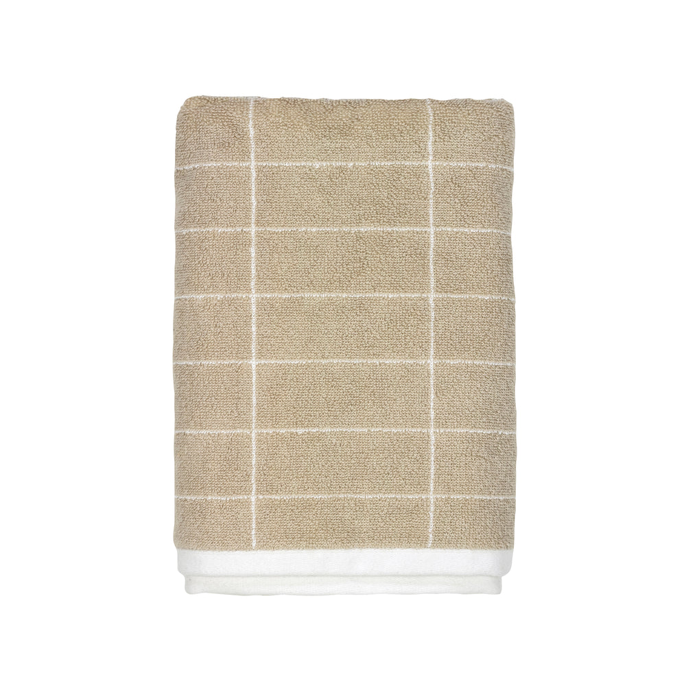 Mette Ditmer - Tile Handtuch | sand/off-white