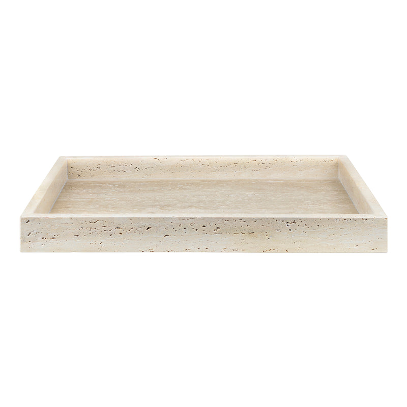 Mette Ditmer - Travertine Tablett | 30 x 40 cm