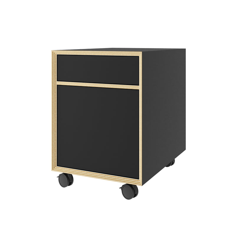Müller Small Living - Bridge Container | Tür rechts / schwarz