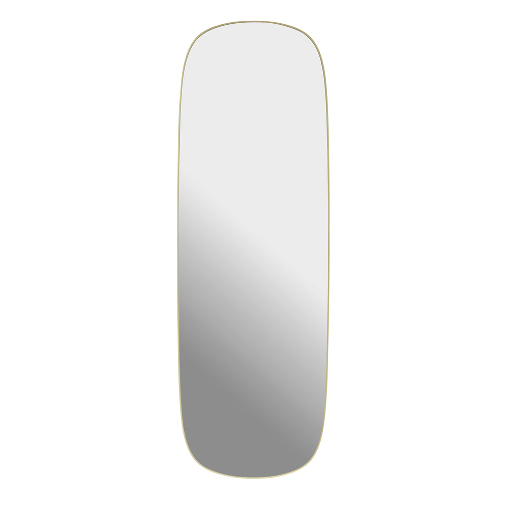Muuto - Framed Mirror | 150 x 50 cm / hellgelb/Klarglas