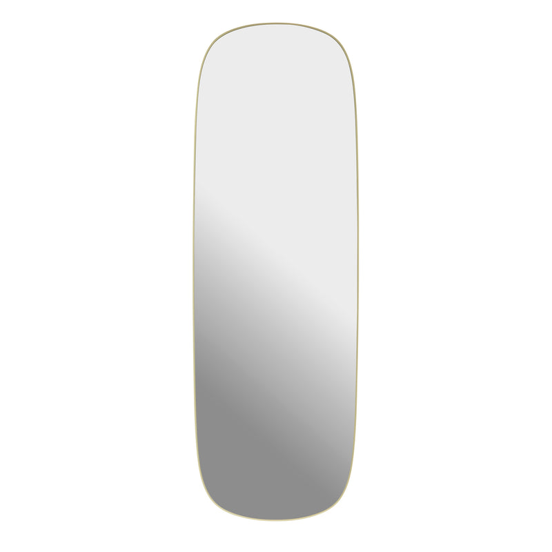 Muuto - Framed Mirror | 150 x 50 cm / hellgelb/Klarglas