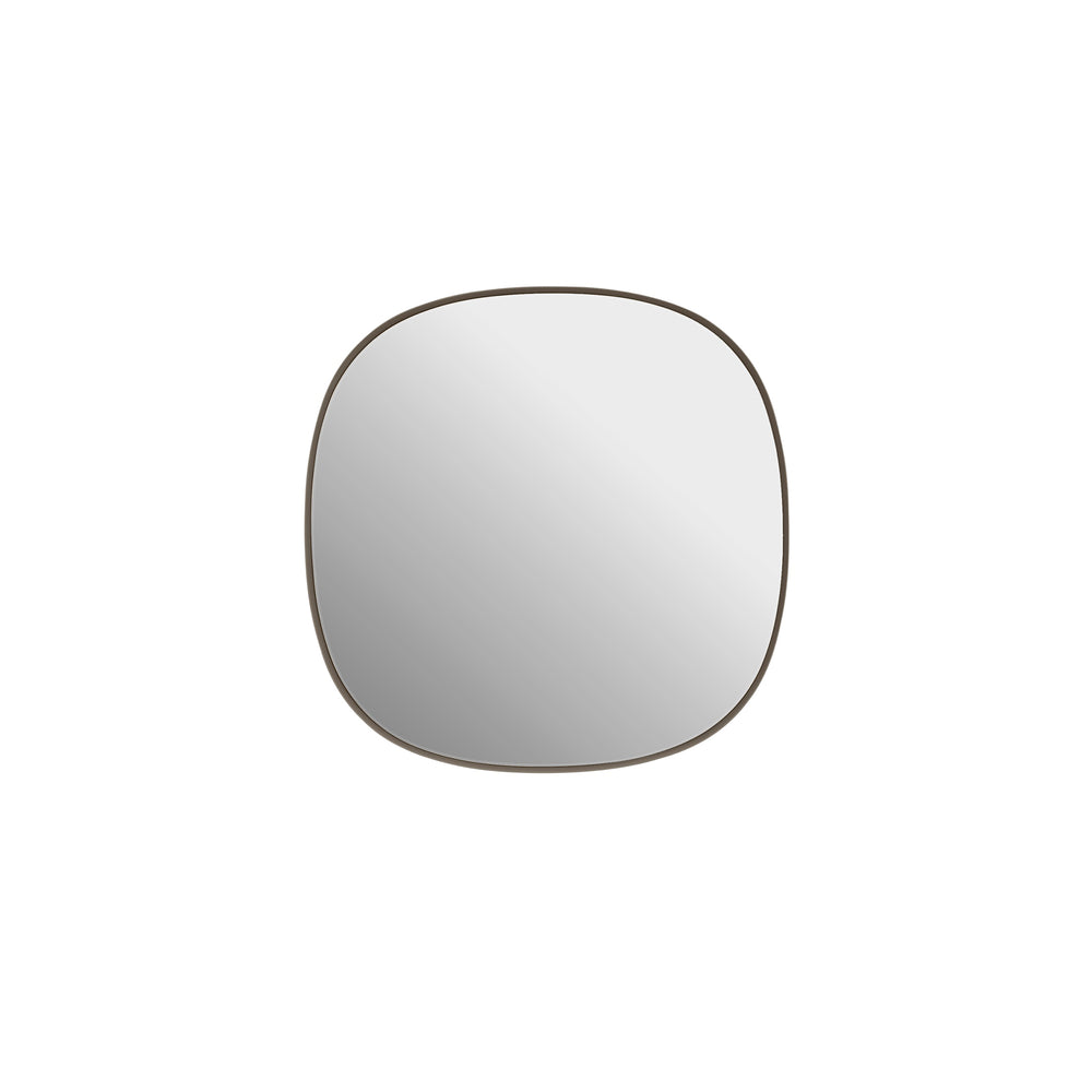 Muuto - Framed Mirror | 40 x 40 cm / taupe/Klarglas