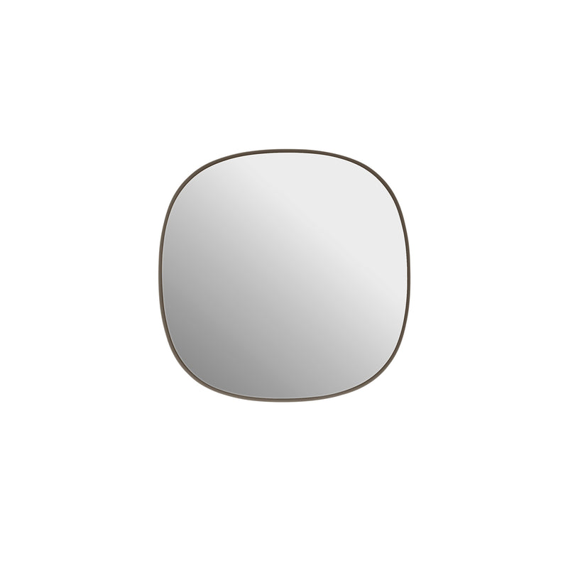Muuto - Framed Mirror | 40 x 40 cm / taupe/Klarglas