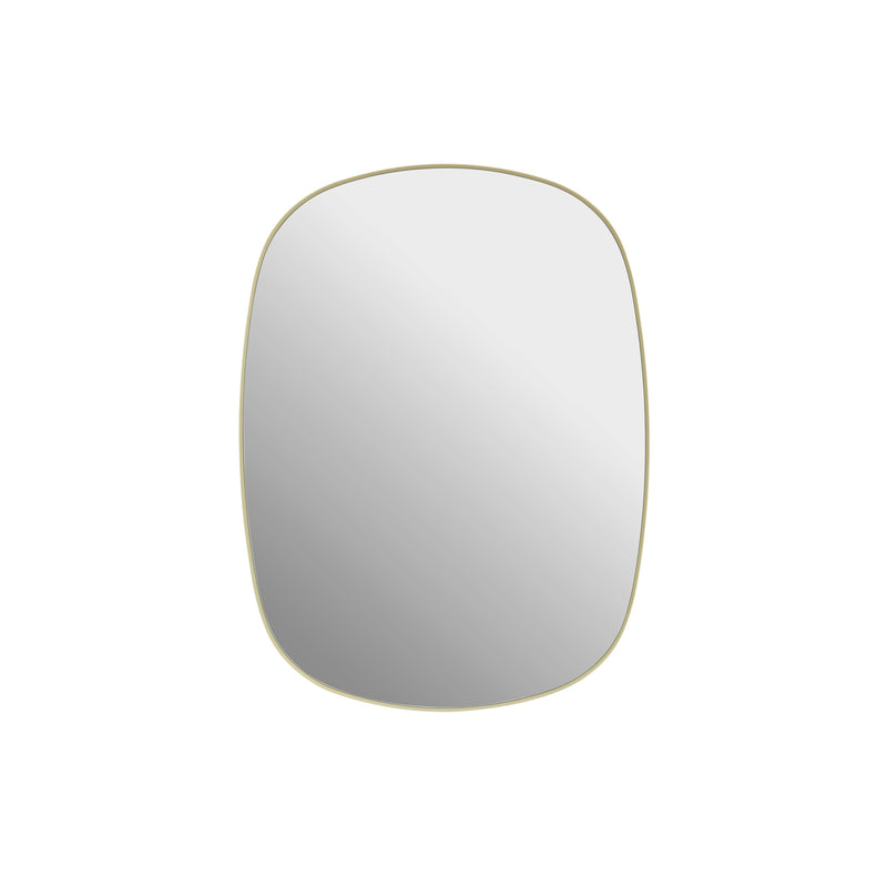 Muuto - Framed Mirror | 59 x 44 cm / hellgelb/Klarglas