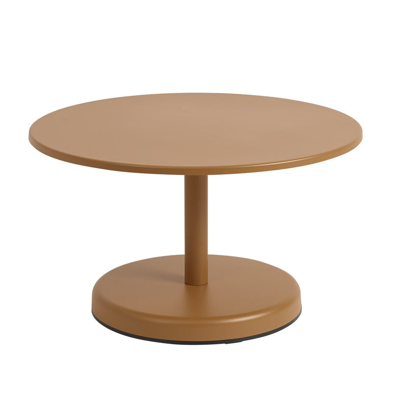 Muuto - Linear Steel Outdoor Kaffeetisch | Ø 70 x H 40 cm / orange