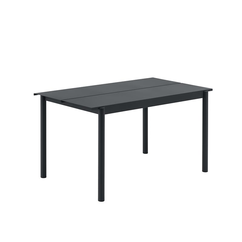 Muuto - Linear Steel Tisch | 140 x 75 cm / schwarz