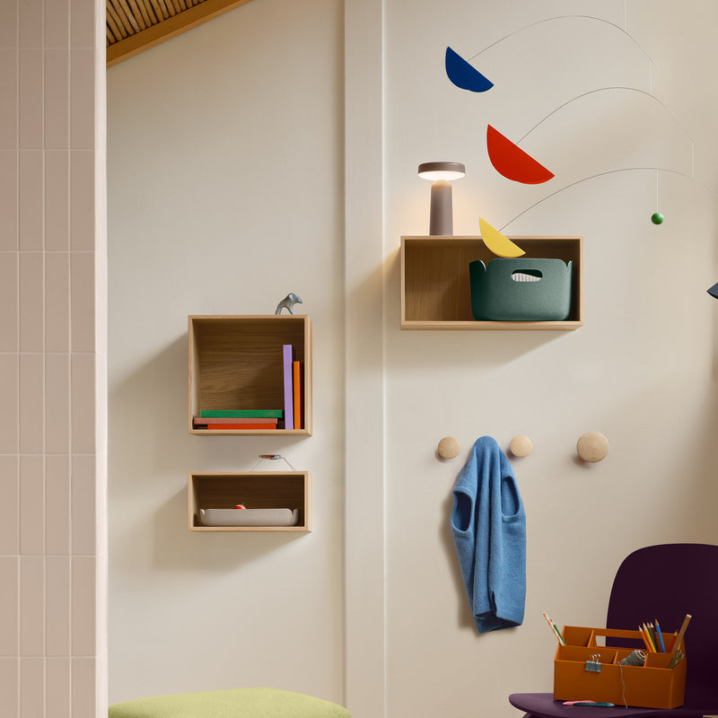 Muuto - Wandhaken "The Dots Wood" 5er-Set