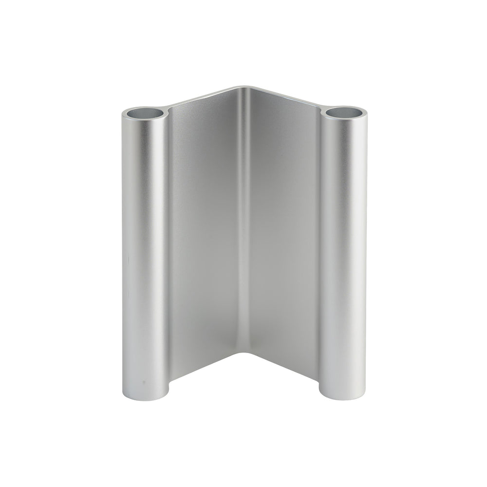 Muuto - Pair Kerzenhalter | H 18 cm / Aluminium poliert