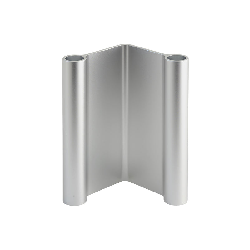 Muuto - Pair Kerzenhalter | H 18 cm / Aluminium poliert