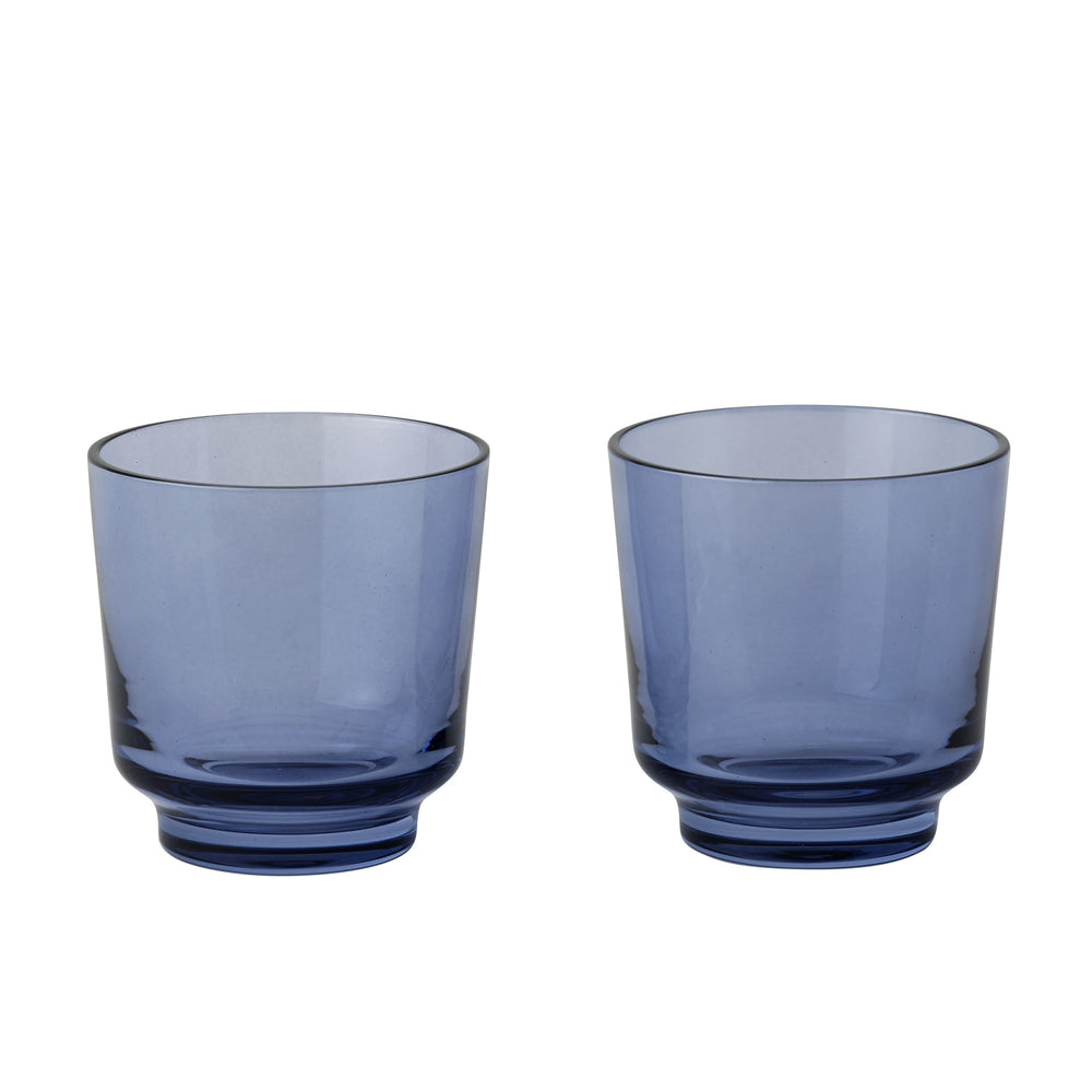 Muuto - Raise Trinkglas 2er-Set | 20 cl / dunkelblau