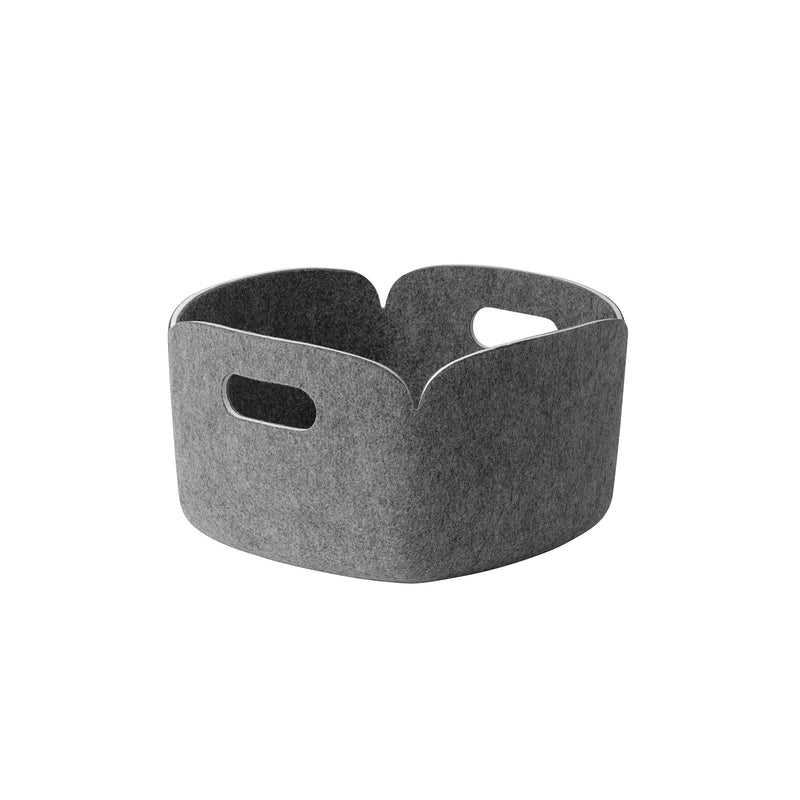 Muuto - Restore Aufbewahrungskorb | 28 x 28 cm / grau melange