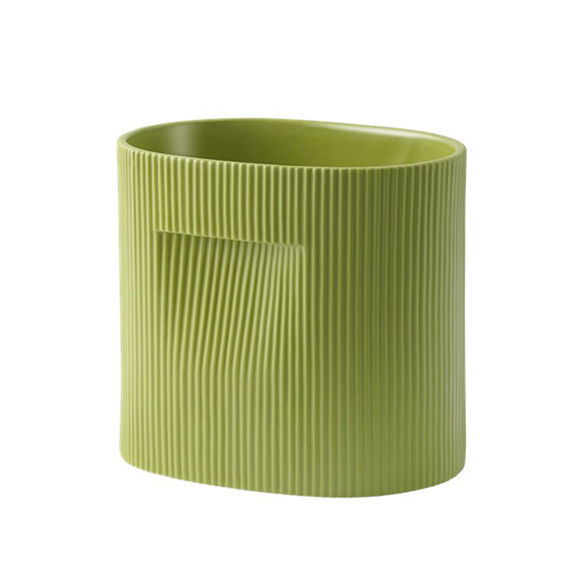 Muuto - Ridge Blumentopf | H 24 cm / moosgrün