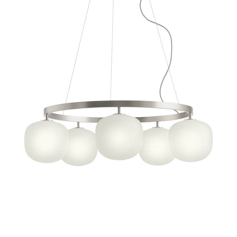Muuto - Rime Kronleuchter | aluminium grey