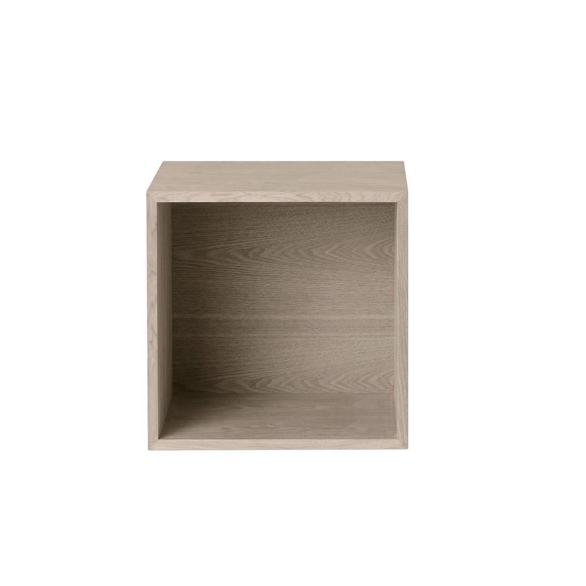 Muuto - Stacked Regalsystem mit Rückwand | medium / Eiche