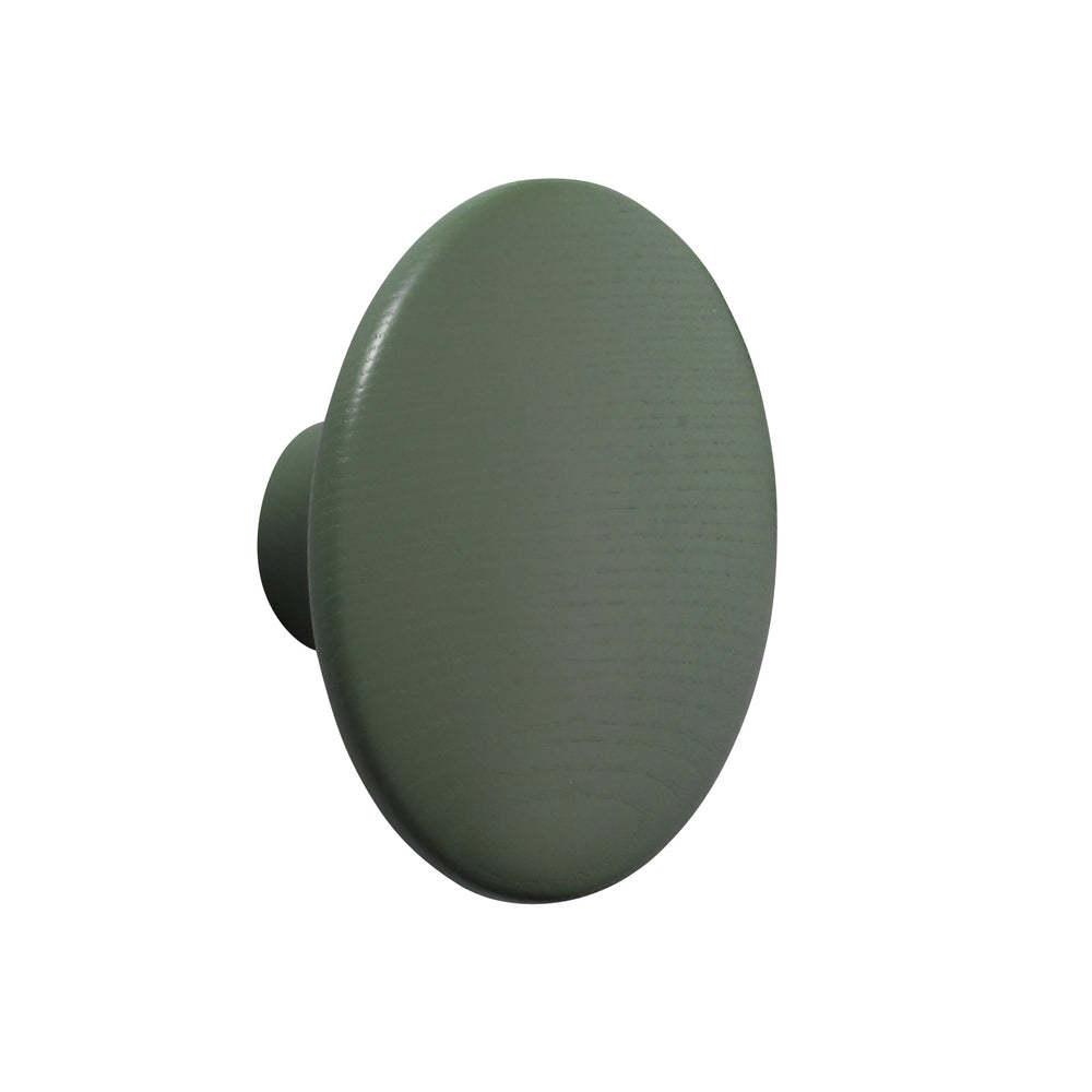Muuto - Wandhaken "The Dots Wood"  | M / schlammgrün