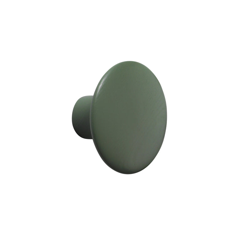 Muuto - Wandhaken "The Dots Wood"  | S / schlammgrün