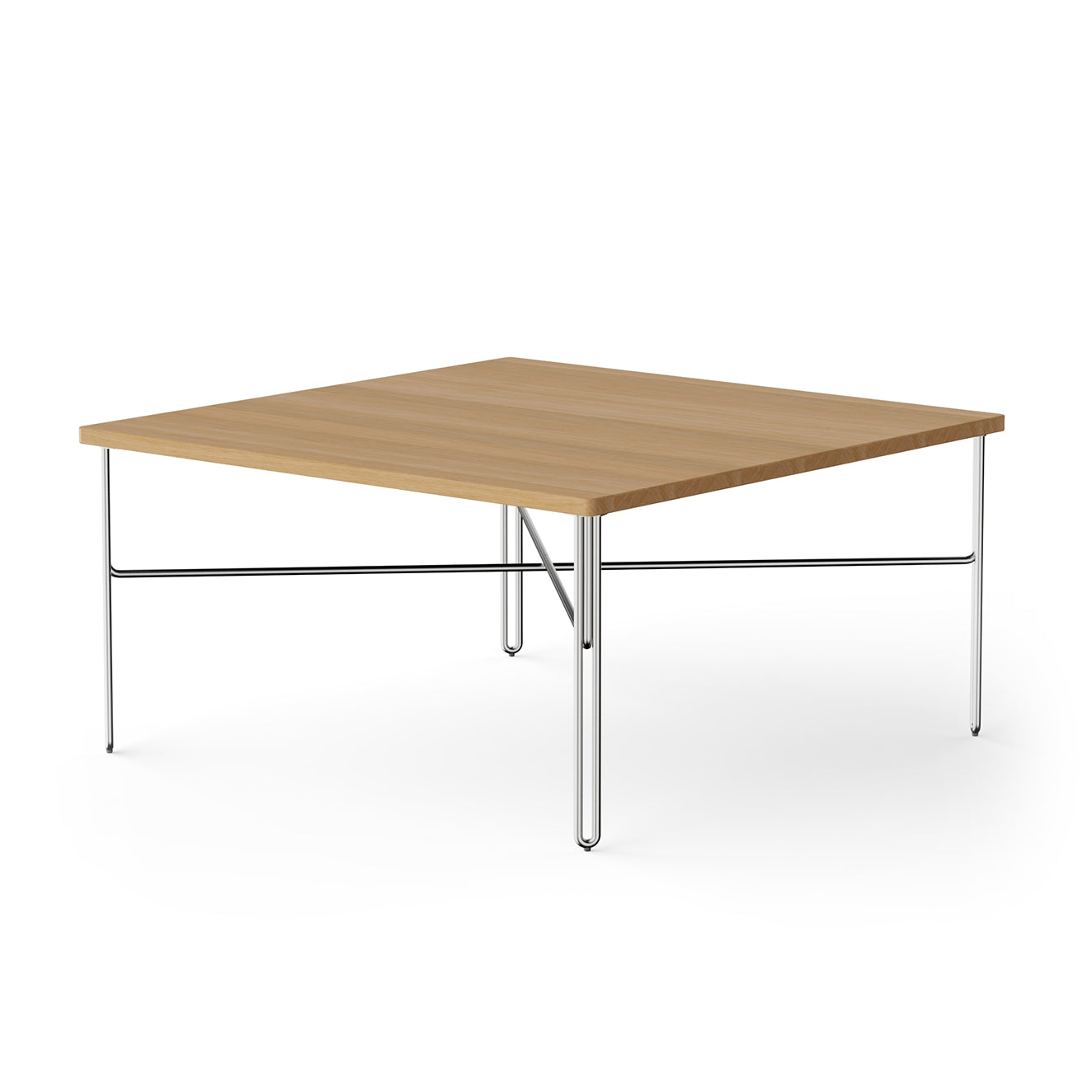NINE - Inline Couchtisch | 80 x 80 cm / Eiche