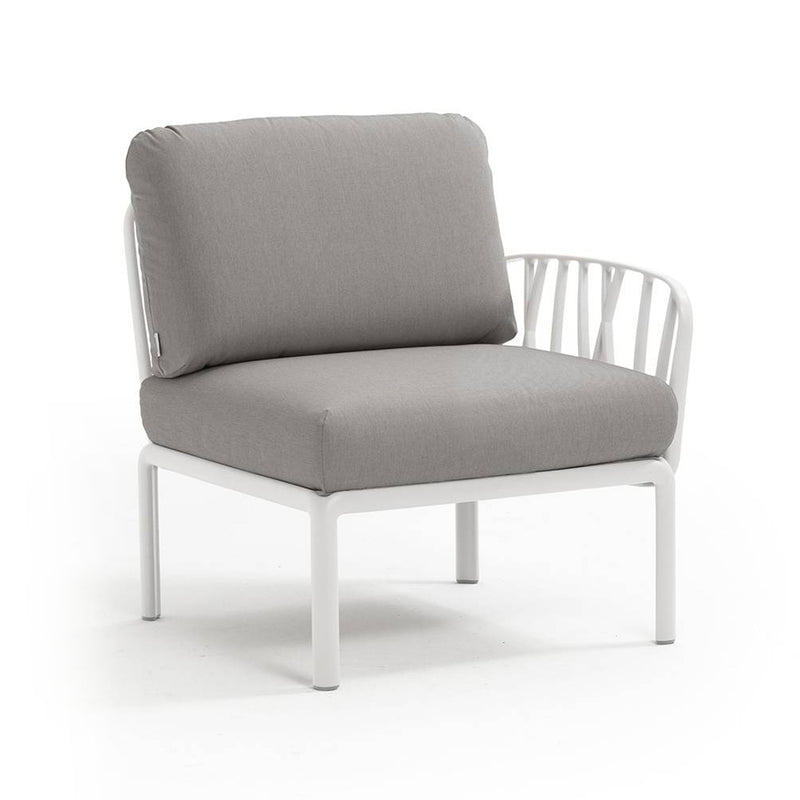Nardi - Komodo Modulsofa | Seitenelement / weiß/grau