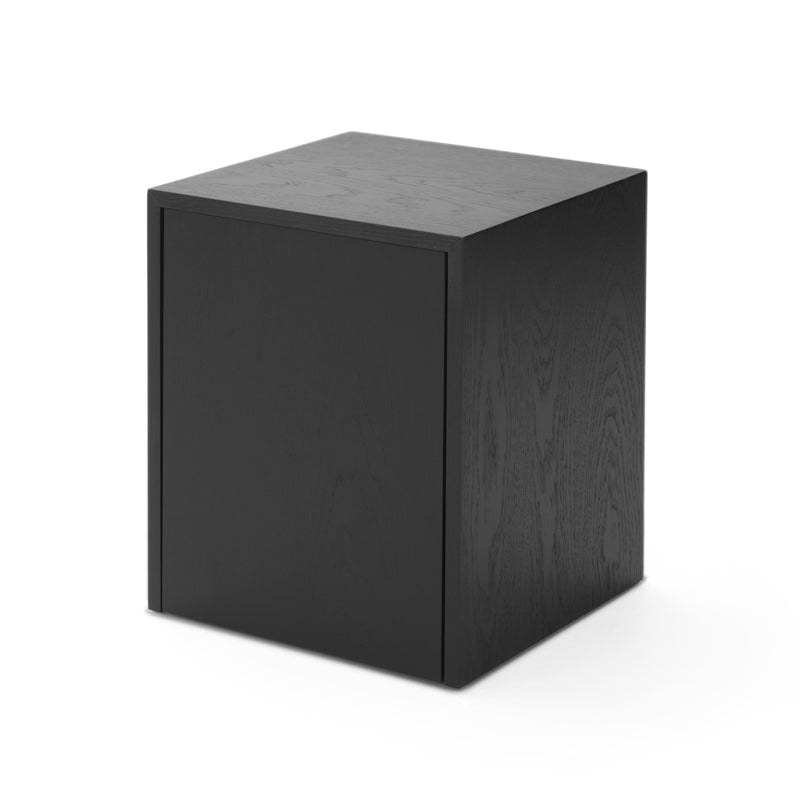 New Works - Mass Beistelltisch | mit Schublade / Esche schwarz