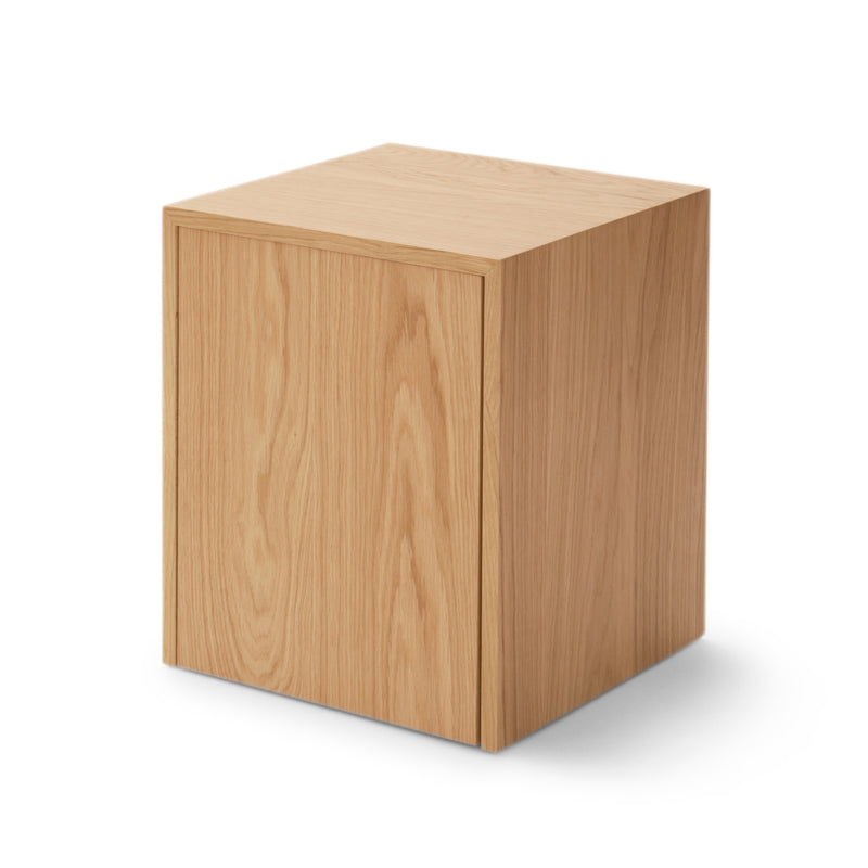 New Works - Mass Beistelltisch | mit Schublade / Eiche