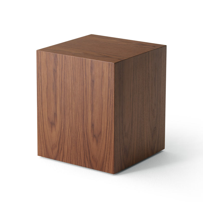 New Works - Mass Beistelltisch | ohne Schublade / Walnuss