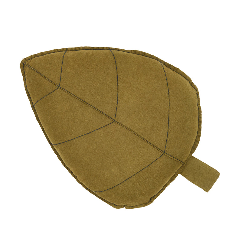 Nobodinoz - L1N0 Leaf Kissen | moss green
