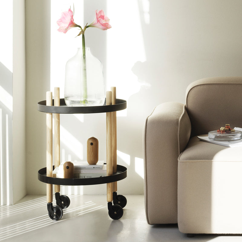 Normann Copenhagen - Block Beistellwagen rund
