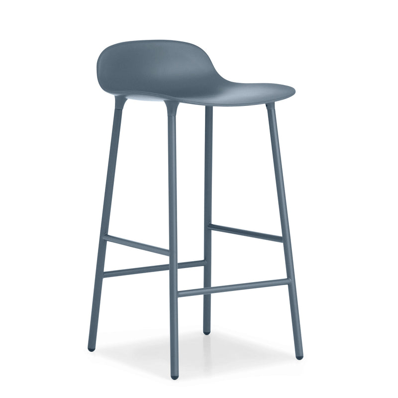 Normann Copenhagen - Form Barhocker 65 (Stahl) | blau