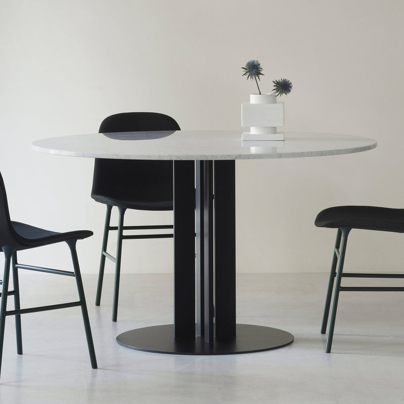 Normann Copenhagen - Scala Tisch | Marmor weiß / Ø 130 x H 75 cm