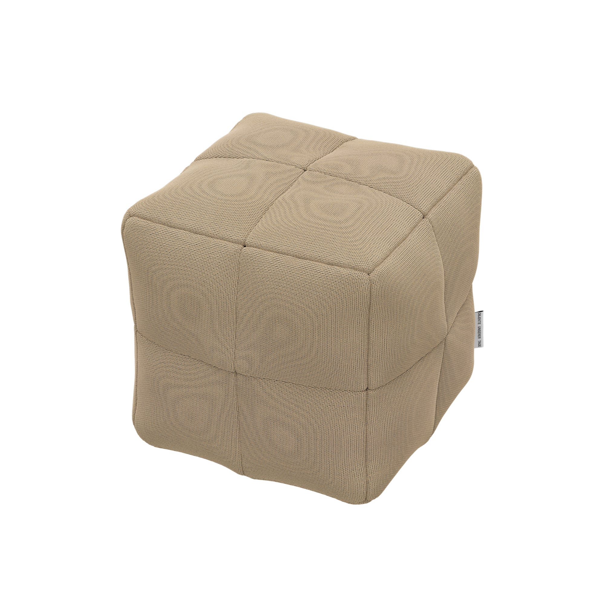 OUT Objekte unserer Tage - Henn Cube Kissen | Kvadrat Autumn beige (0221)