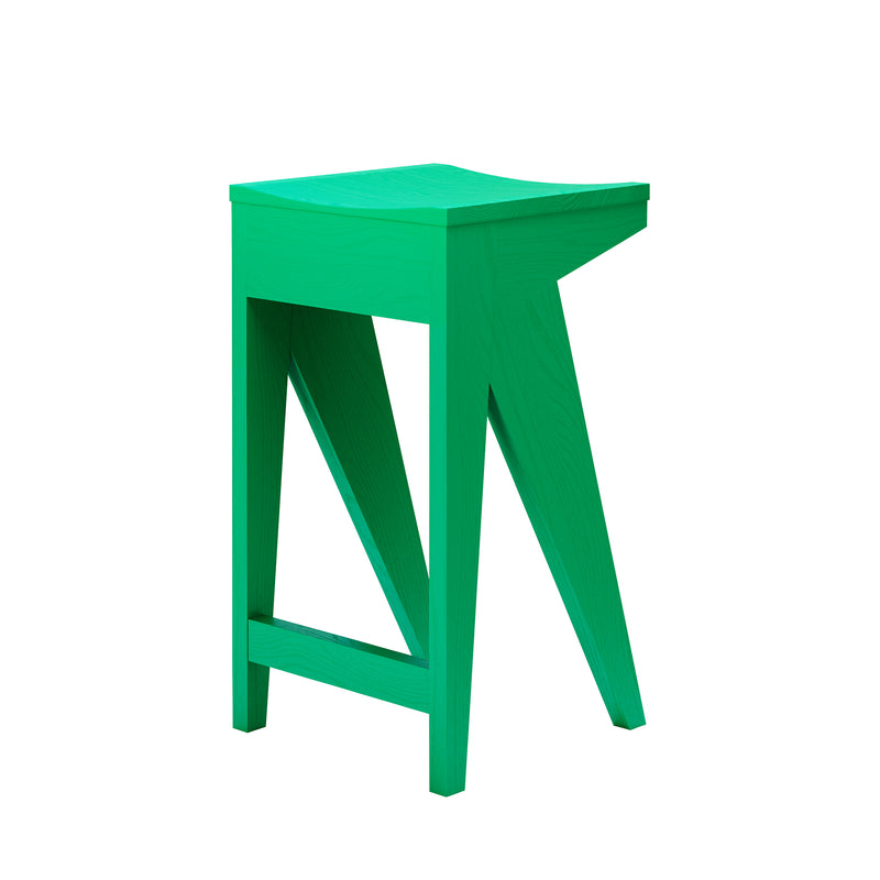 OUT Objekte unserer Tage - Schulz Barhocker | 65 cm / smaragd