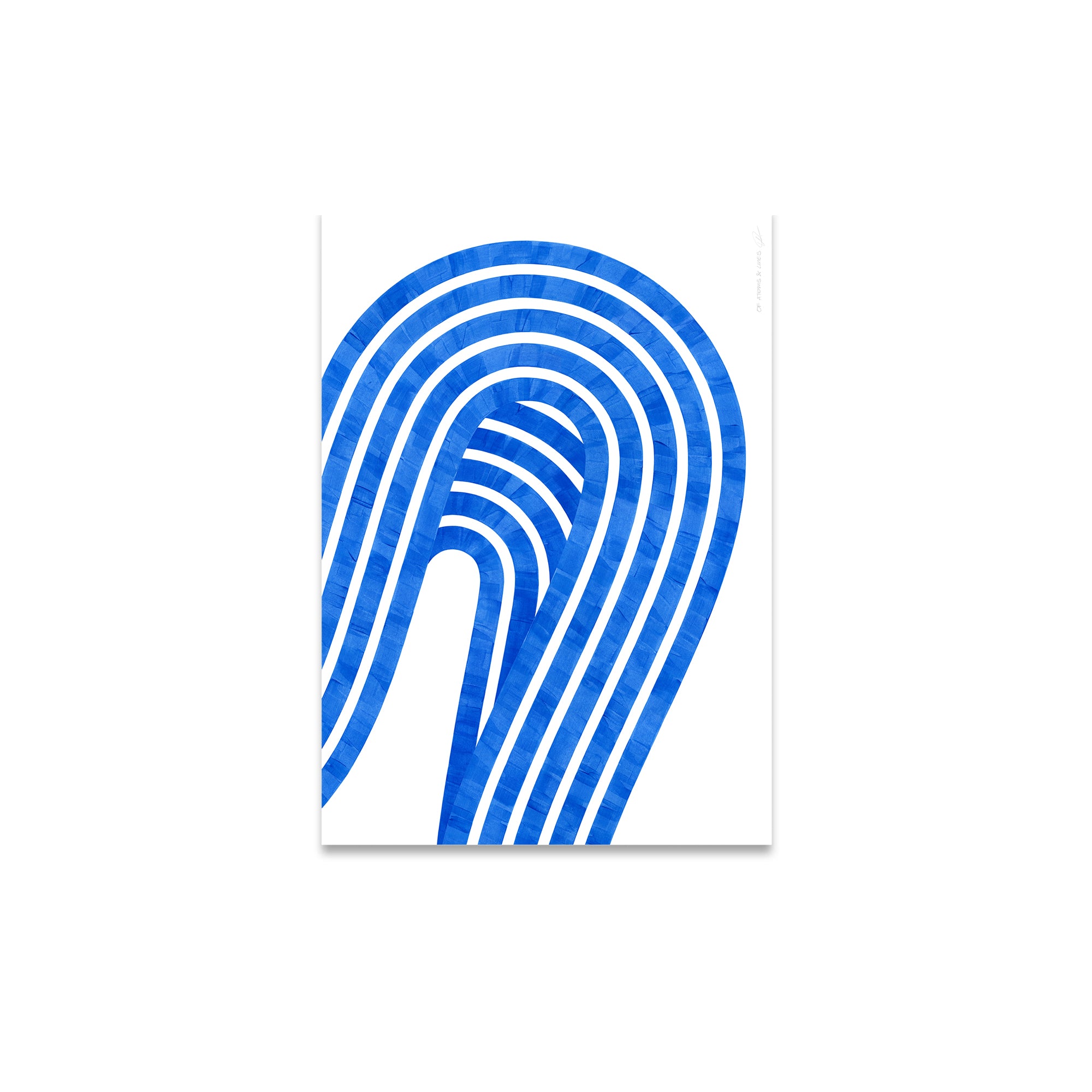 Paper Collective - Entropy Blue Poster | 1 / 30 x 40 cm